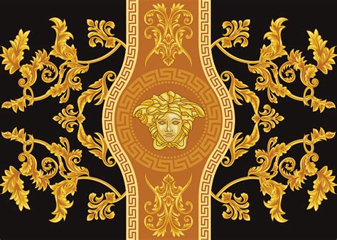 versace design pattern png|versace template png.